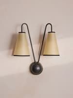 Clarke Antiqued Brass Wall Light