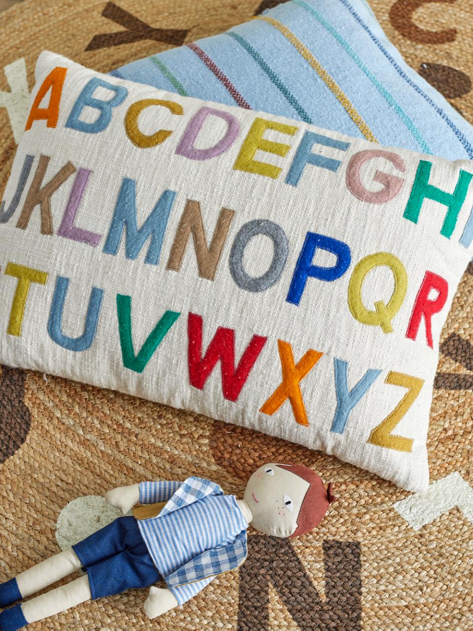 Alphabet Decorative Cushion