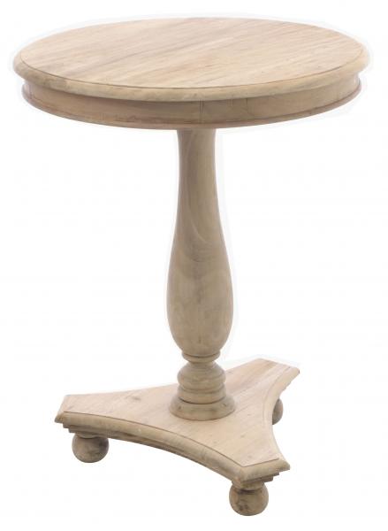 Charming Tall Round Wine Table with Bun Feet